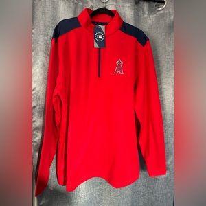 NEW Official LA Angels Quarter-Zip Sweater - $30 (Firm)